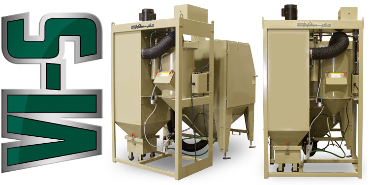 Pulsar Plus VI-S Rear View Rear View of the Pulsar Plus VI-S Industrial Blast Cabinet | Sandblast Cabinet