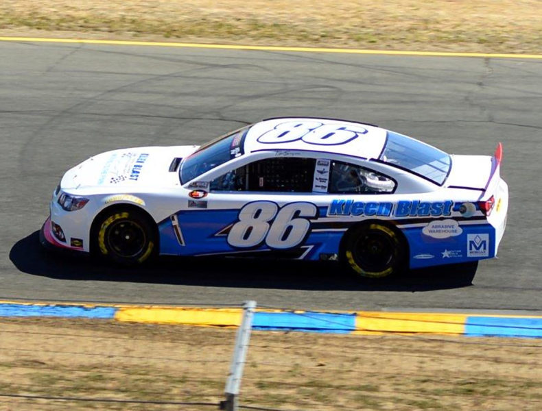 Tim's No. 86 Kleen Blast Chevrolet He's been racing in the ARCA Menards Series West since 2010.