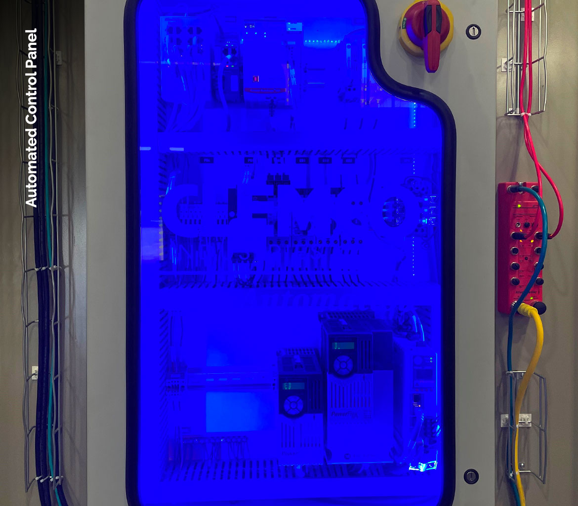 Automated Control Panel, Sandblast Cabinets