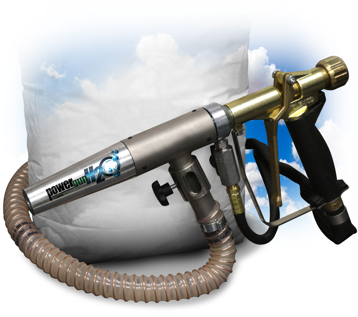 PowerGun H2O for Dustless Blasting, Vapor Blasting and Slurry Blasting