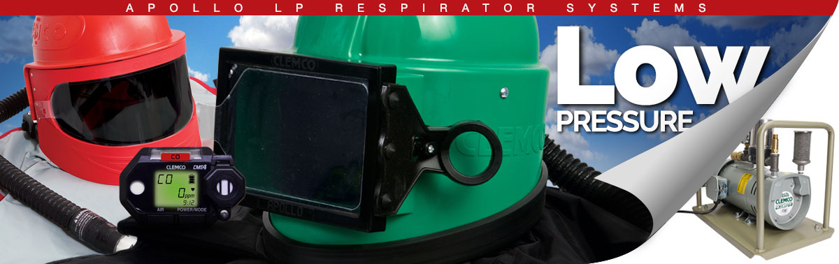Apollo Low-Pressure, NIOSH-Approved, Type CE Respirator Systems and Accessories