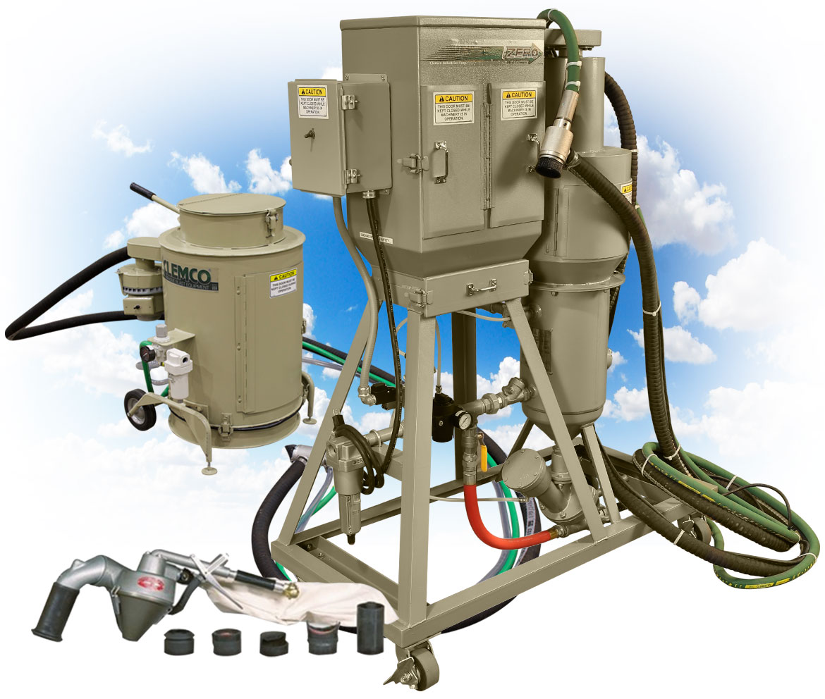 Comet, Super Comet and Educt-O-Matic, abrasive recovery systems, media recovery, vacuum recovery