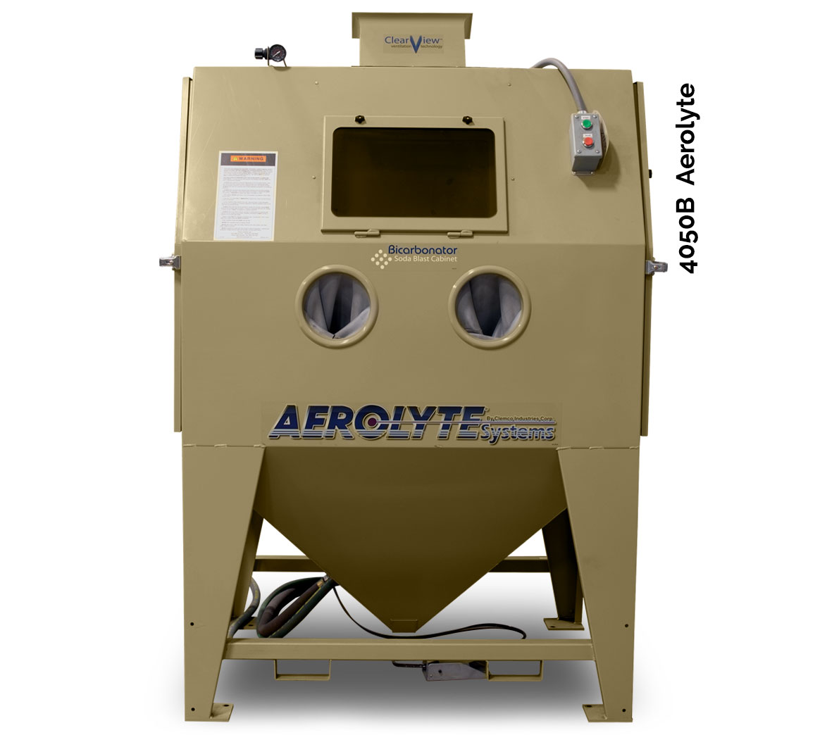 4050B Aerolyte BiCarbonator Blast Cabinet