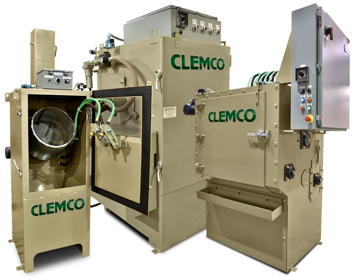 Clemco Tumble Abrasive Blast Cabinets