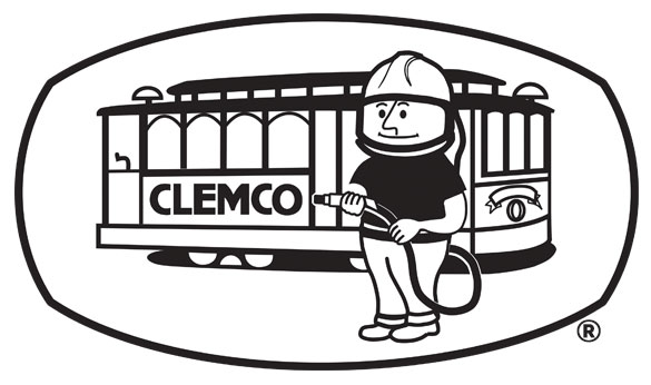 Retro Clemco Cable Car Logo (Registered)